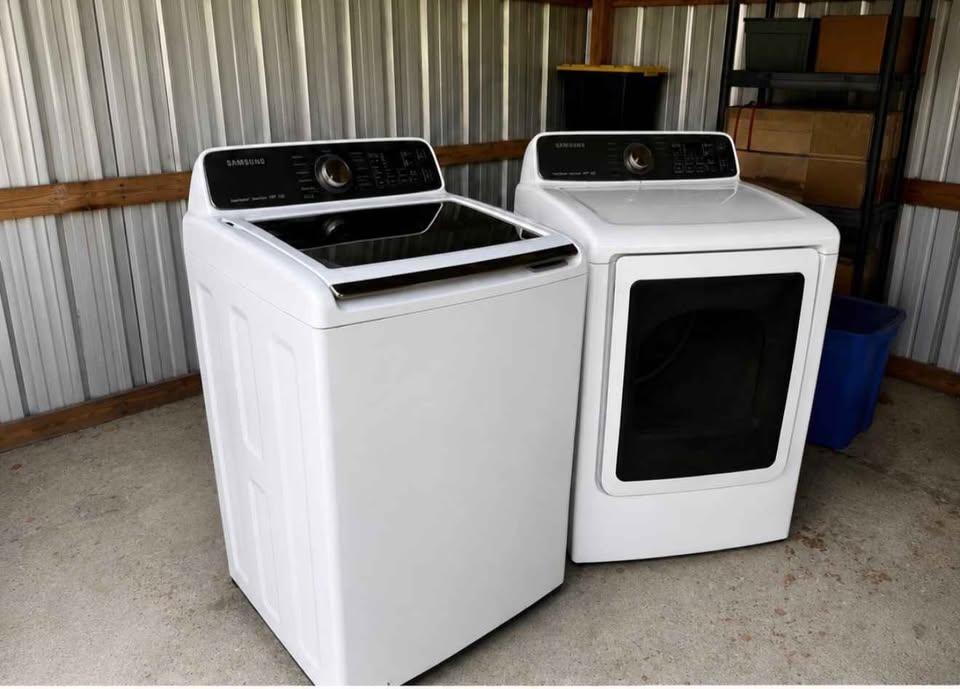 Another washer and dryer set ready for delivery